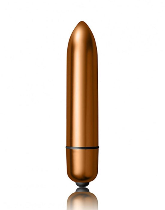 Rocks-off - Truly Dark Desires Set - Mini Vibrator Met Opzetstukken - Zwart/Goud-Erotiekvoordeel.nl