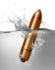 Rocks-off - Truly Dark Desires Set - Mini Vibrator Met Opzetstukken - Zwart/Goud-Laced-up.nl