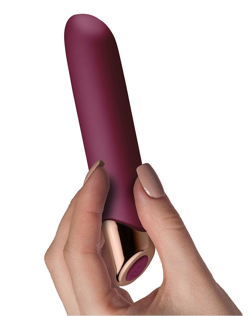 Rocks-off - Chaiamo - Mini Vibrator - Bordeaux Rood-Laced-up.nl