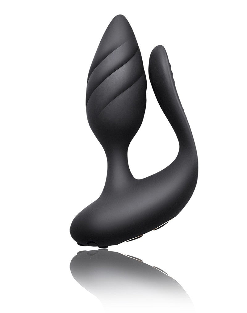 Rocks-off - Cocktail - Partner Vibrator Met Afstandsbediening - Zwart-Laced-up.nl