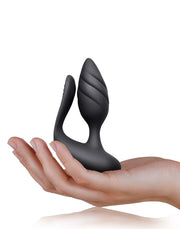 Rocks-off - Cocktail - Partner Vibrator Met Afstandsbediening - Zwart-Laced-up.nl