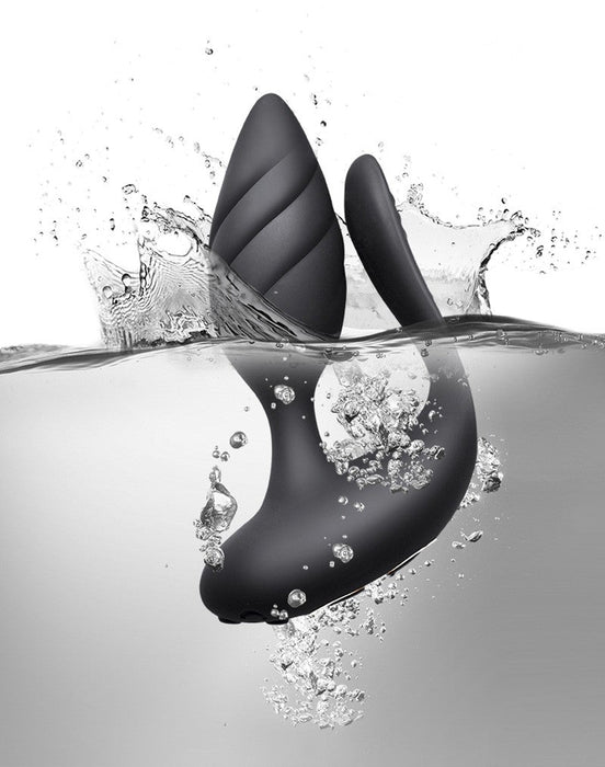 Rocks-off - Cocktail - Partner Vibrator Met Afstandsbediening - Zwart-Laced-up.nl