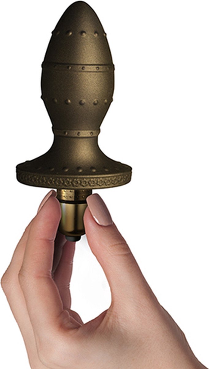 Rocks-off - Dominus - Vibrerende Buttplug - 10 snelheden - Metallic Brons-Laced-up.nl