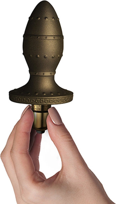 Rocks-off - Dominus - Vibrerende Buttplug - 10 snelheden - Metallic Brons-Laced-up.nl