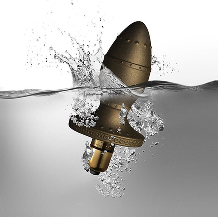 Rocks-off - Dominus - Vibrerende Buttplug - 10 snelheden - Metallic Brons-Laced-up.nl