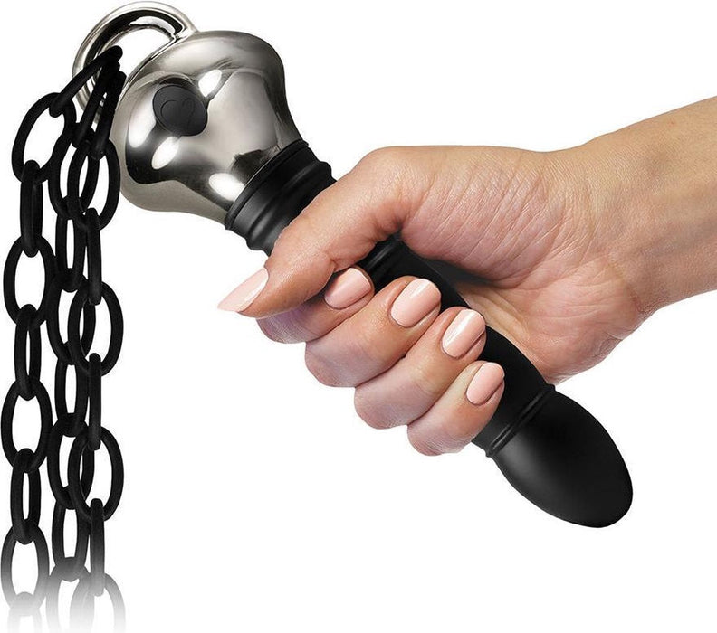 Rocks-off - Lust Linx Deliver - Vibrator en Flogger - 10 snelheden - Zwart-Laced-up.nl