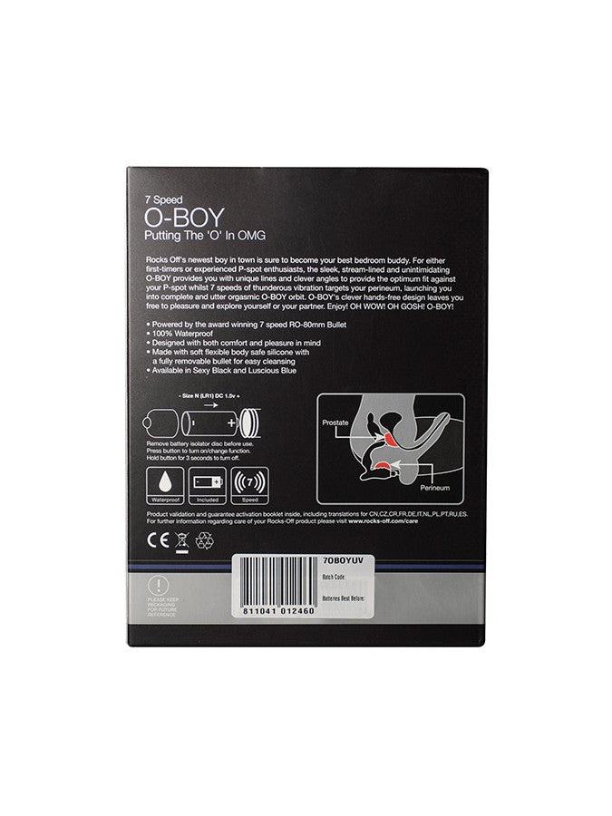 Rocks-off - O-Boy - Prostaat Vibrator - Zwart-Laced-up.nl