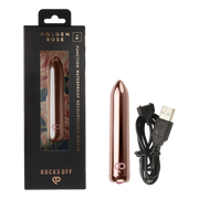 Rocks-off - Oplaadbare Bullet Vibrator - Rosé Goud-Erotiekvoordeel.nl