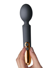 Rocks-off - Oriel - Mini Wand Vibrator - Zwart/koper-Laced-up.nl