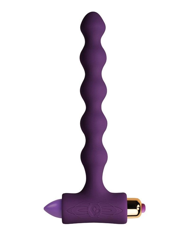 Rocks-off - Petite Sensations Pearls - Vibrerende Buttplug - Paars-Laced-up.nl
