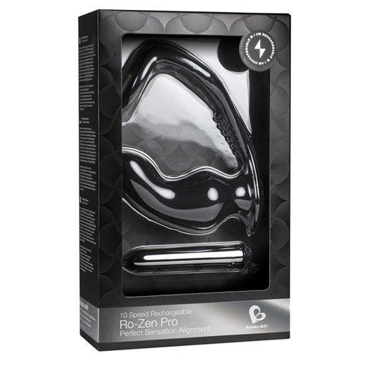Rocks-off - RO-Zen Pro - Vibrerende Buttplug met Cockring - Zwart-Laced-up.nl
