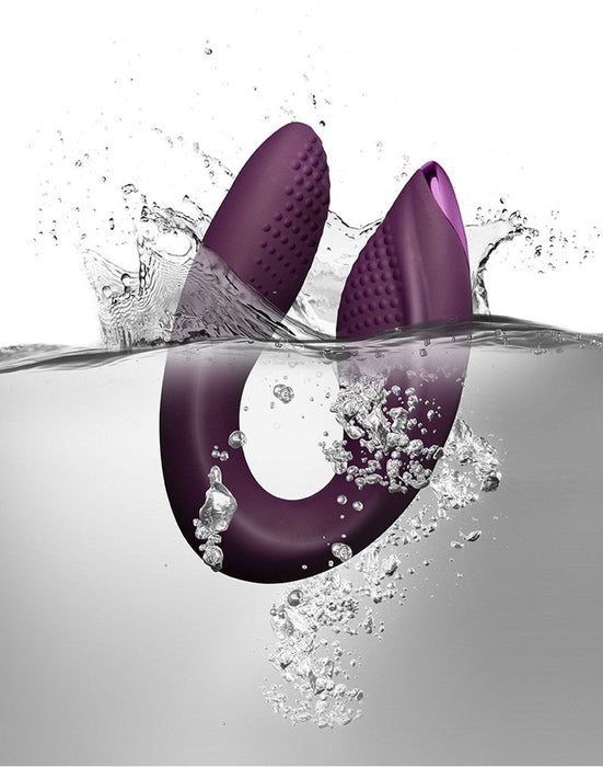 Rocks-off - Rock Chick Diva - Koppel Vibrator Met Afstandsbediening - Paars-Laced-up.nl