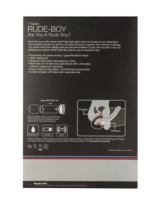 Rocks-off - Rude Boy 7 - Prostaat En Perineum Vibrator-Laced-up.nl