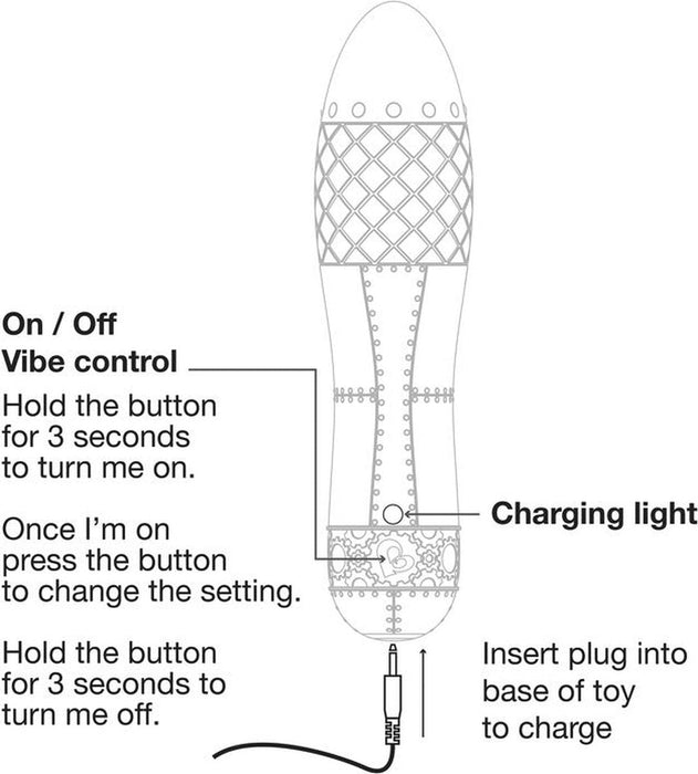 Rocks-off - Zeppelina - Bullet Vibrator - 10 snelheden - Metallic Paars-Laced-up.nl
