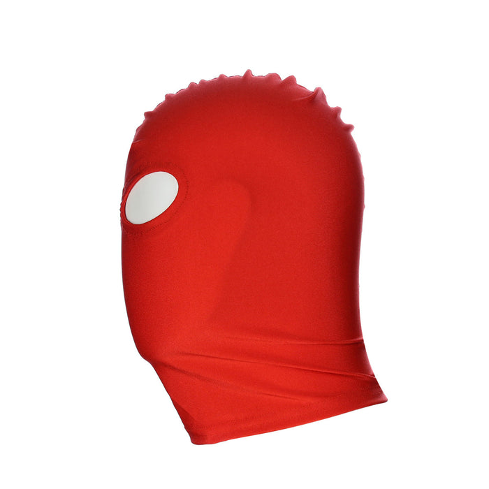 Kiotos - Rode BDSM Hood Met Dichte Ogen en Open Mond-Laced-up.nl