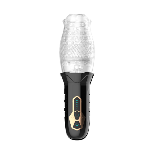 Rogue - Cyclone Blowjob Simulator - Zwart/Transparant-Erotiekvoordeel.nl