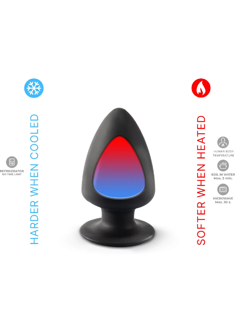 SILEXD - Buttplug - Model 1 - Lengte 11 cm - Diameter 62 mm - Zwart-Erotiekvoordeel.nl