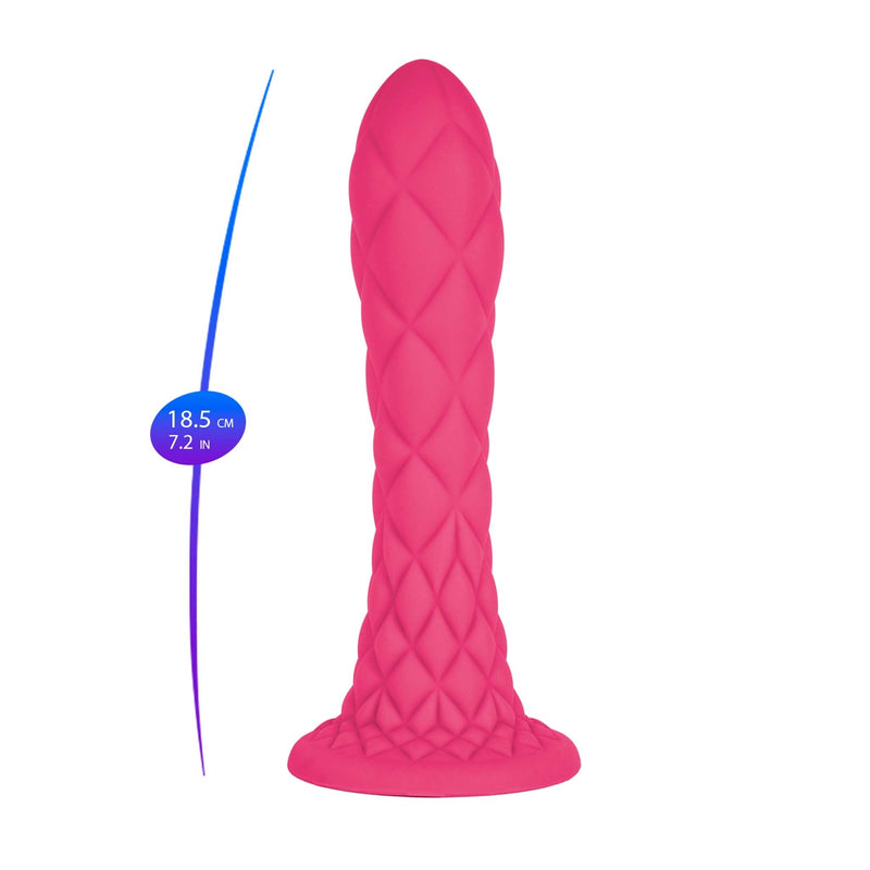 SILEXD - Dreamy - Dual Density Siliconen Dildo - 18.5 cm - Dieproze-Erotiekvoordeel.nl