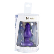 SILEXD - Queen - Thermoreactieve Siliconen Buttplug - 9.2 cm x 3.6 cm - Paars-Erotiekvoordeel.nl