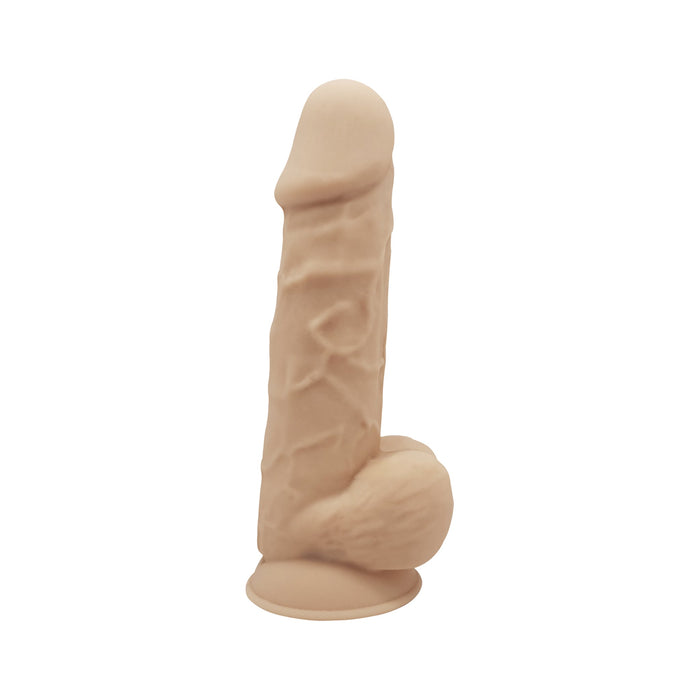 SILEXD - Realistische Dildo - Model 1 - 21,5 cm - Lichte Huidskleur-Erotiekvoordeel.nl