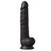 SILEXD - Realistische XXL Dildo - Model 1 - 38 cm - Zwart-Erotiekvoordeel.nl