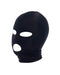Rimba - SM Hoofdmasker - Hood uit elastische stof Met Gaten Voor ogen En mond-Laced-up.nl