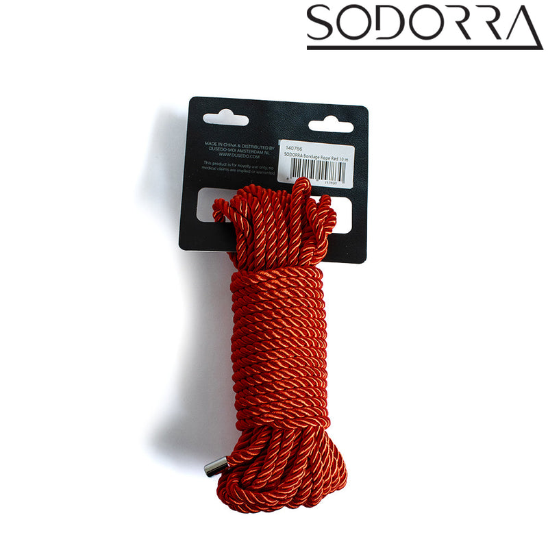 SODORRA - Shibari Bondagetouw - Rood-Erotiekvoordeel.nl
