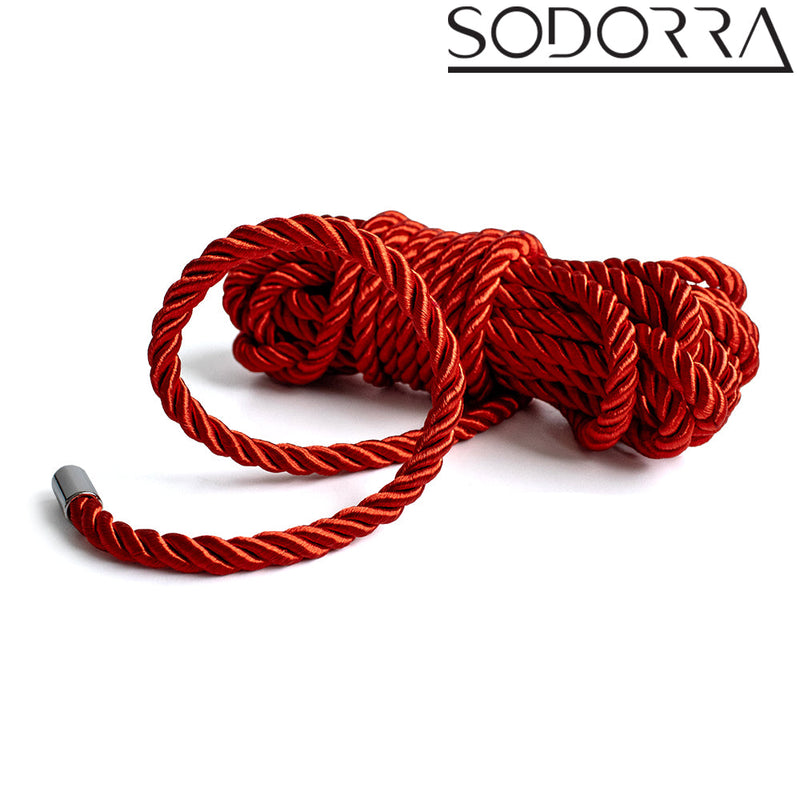 SODORRA - Shibari Bondagetouw - Rood-Erotiekvoordeel.nl