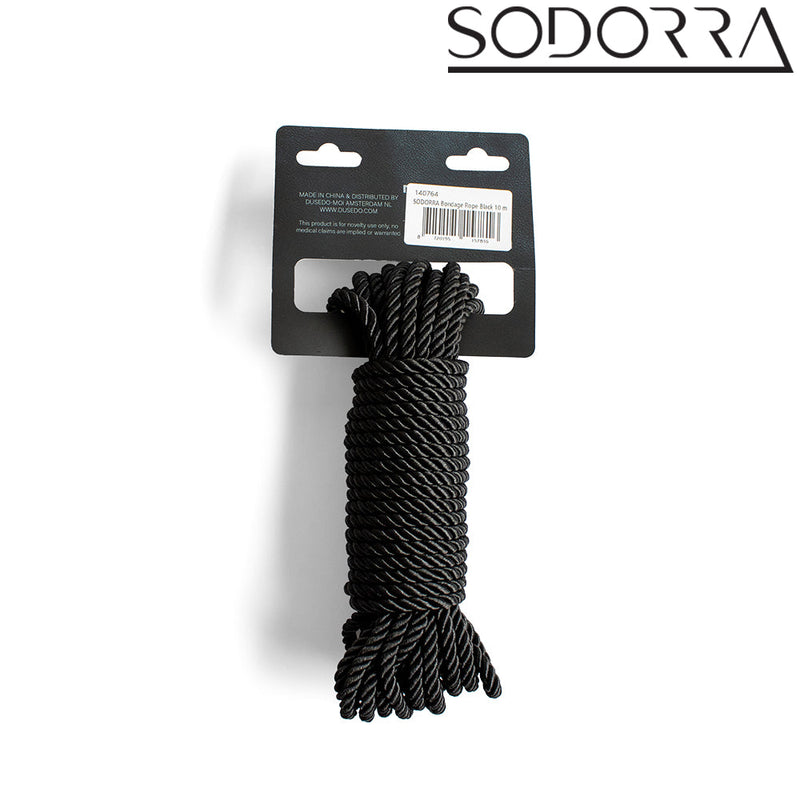 SODORRA - Shibari Bondagetouw - Zwart-Erotiekvoordeel.nl