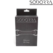 SODORRA - Siliconen Bit Gag - Zwart-Erotiekvoordeel.nl