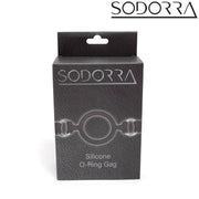 SODORRA - Siliconen O-Ring Gag - Zwart-Erotiekvoordeel.nl