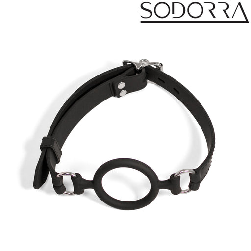 SODORRA - Silikon-O-Ring-Knebel - Schwarz - Laced-up.nl