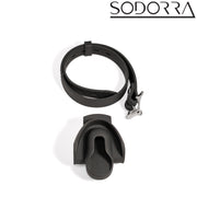 SODORRA - Siliconen Shut Up Ergo Gag - Zwart-Erotiekvoordeel.nl