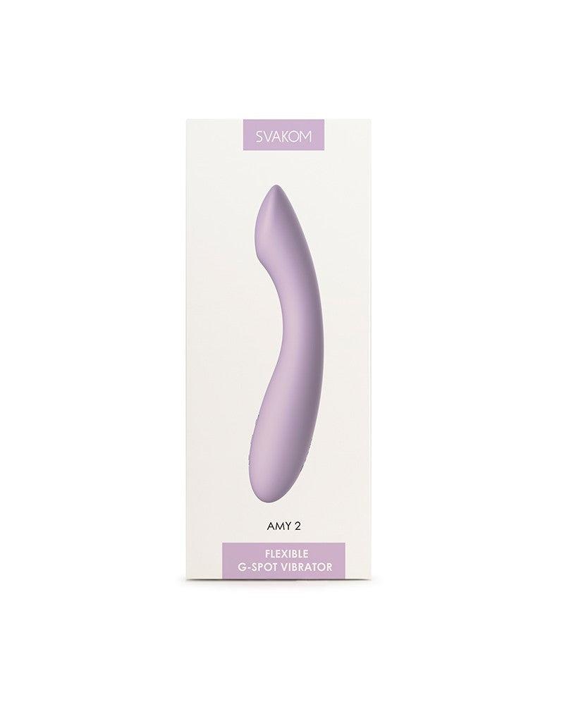 Svakom - Amy 2 - Flexibele G-Spot Vibrator - Lila-Laced-up.nl