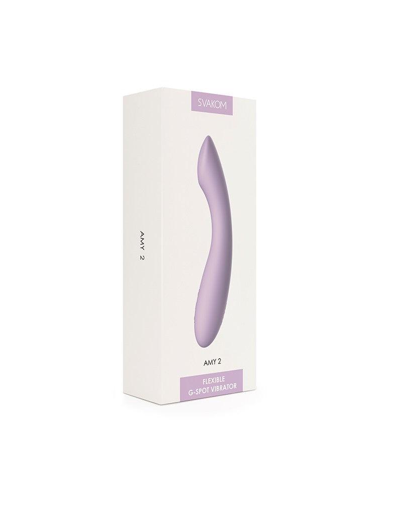 Svakom - Amy 2 - Flexibele G-Spot Vibrator - Lila-Laced-up.nl