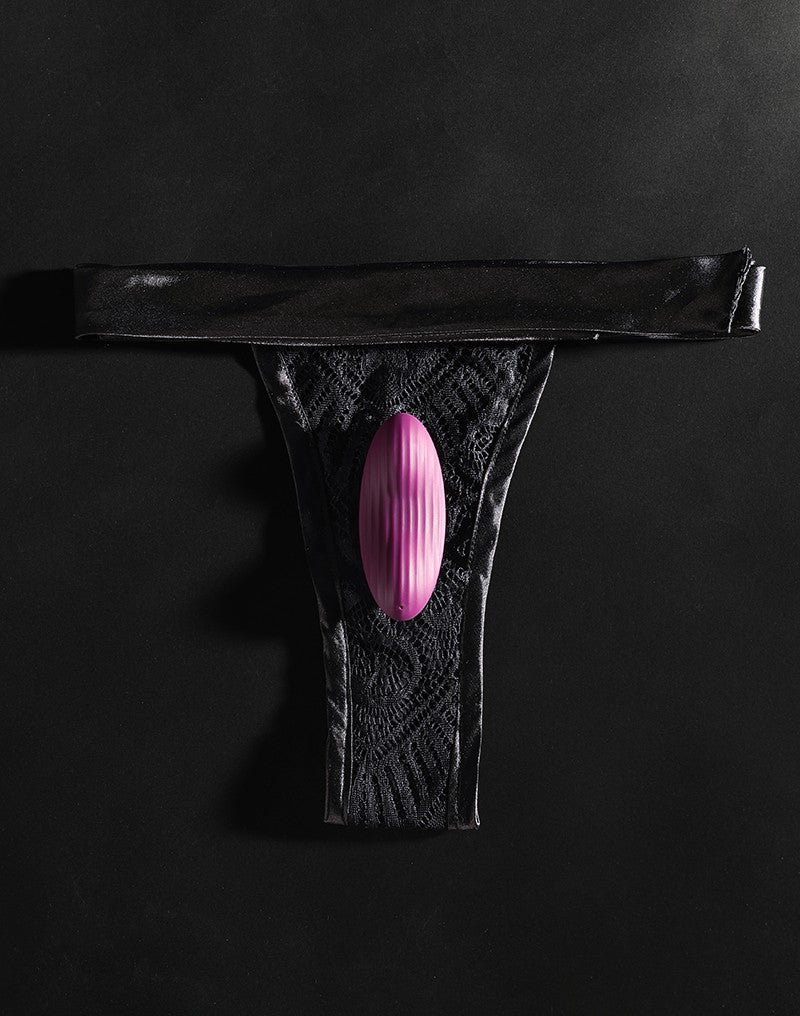 Svakom - Edeny - Vibrerend Slipje Met Clitoris Vibrator - Paars-Laced-up.nl