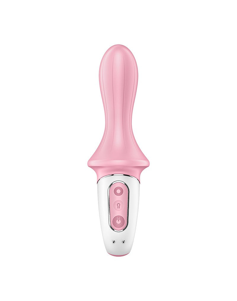 Satisfyer - Air Pump Booty 5+ - Opblaasbare Anaal Vibrator - Met App Control - Roze-Laced-up.nl