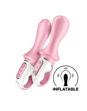 Satisfyer - Air Pump Booty 5+ - Opblaasbare Anaal Vibrator - Met App Control - Roze-Laced-up.nl