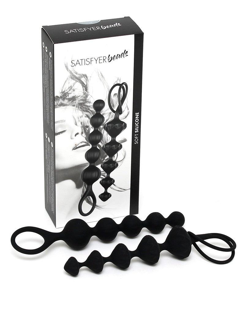 Satisfyer - Beads Anale kralen - Zwart-Laced-up.nl