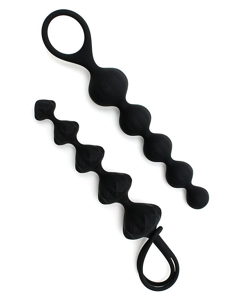 Satisfyer - Beads Anale kralen - Zwart-Laced-up.nl