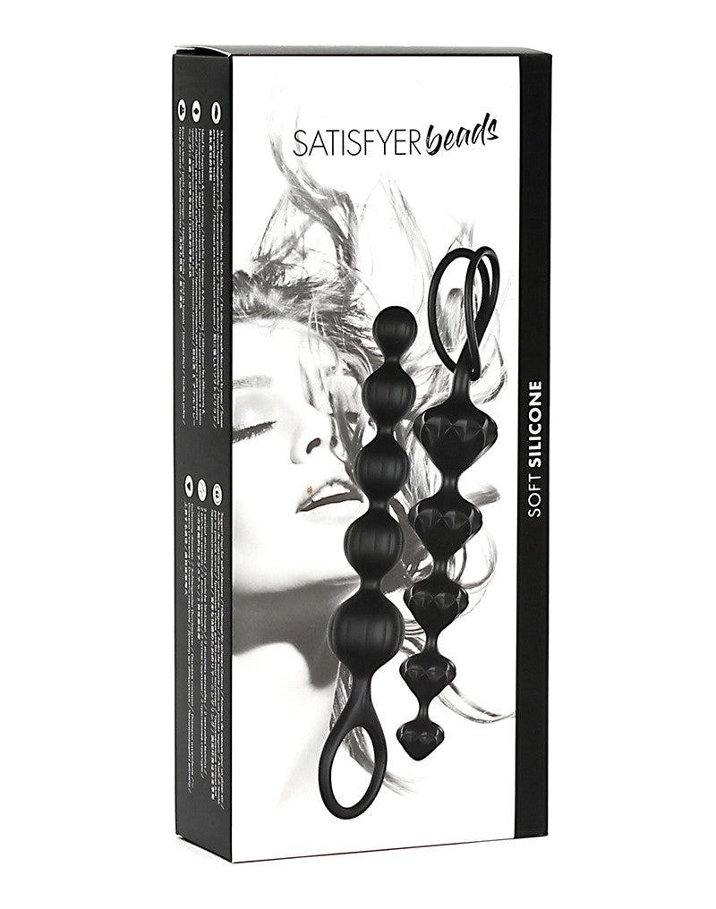 Satisfyer - Beads Anale kralen - Zwart-Laced-up.nl