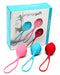 Satisfyer - Bekkenbodem Trainer - Kegel Balls Set Van 3 - Rood/Roze/Blauw - Beginner-Laced-up.nl