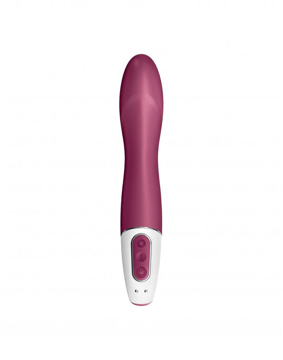Satisfyer - Big Heat - Verwarmde G-spot Vibrator - Met App Control - Berry Rood-Laced-up.nl