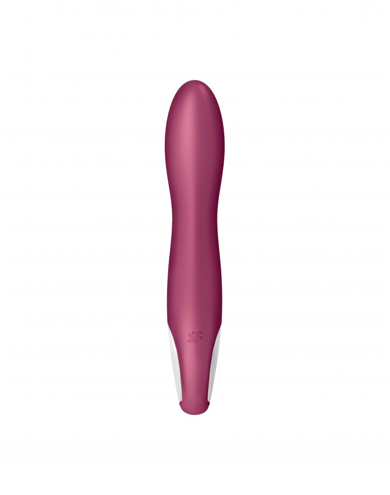 Satisfyer - Big Heat - Verwarmde G-spot Vibrator - Met App Control - Berry Rood-Laced-up.nl