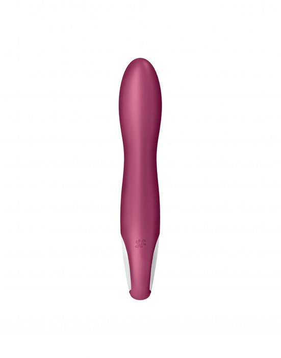 Satisfyer - Big Heat - Verwarmde G-spot Vibrator - Met App Control - Berry Rood-Laced-up.nl