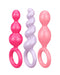 Satisfyer - Booty Call - Anaal Plugs - Set Van 3 - Roze/Lila/Fuchsia-Laced-up.nl