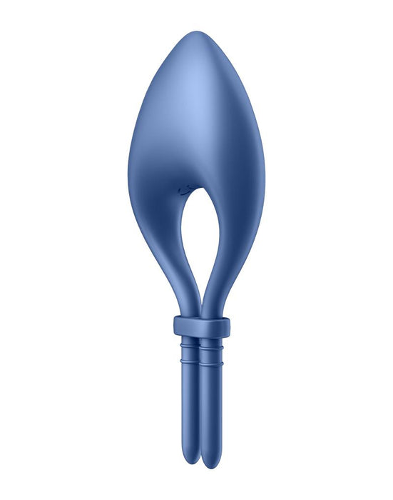 Satisfyer - Bull's Eye - Vibrerende Cockring Met App Control - Blauw-Laced-up.nl