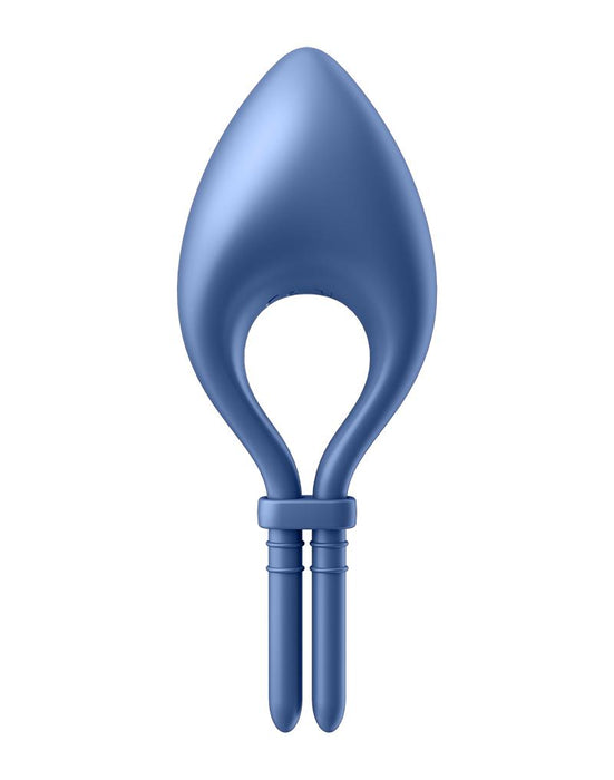 Satisfyer - Bull's Eye - Vibrerende Cockring Met App Control - Blauw-Laced-up.nl