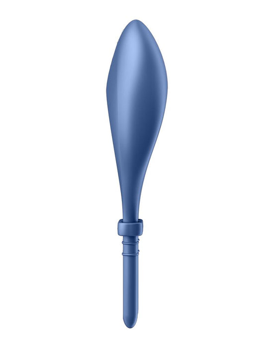 Satisfyer - Bull's Eye - Vibrerende Cockring Met App Control - Blauw-Laced-up.nl