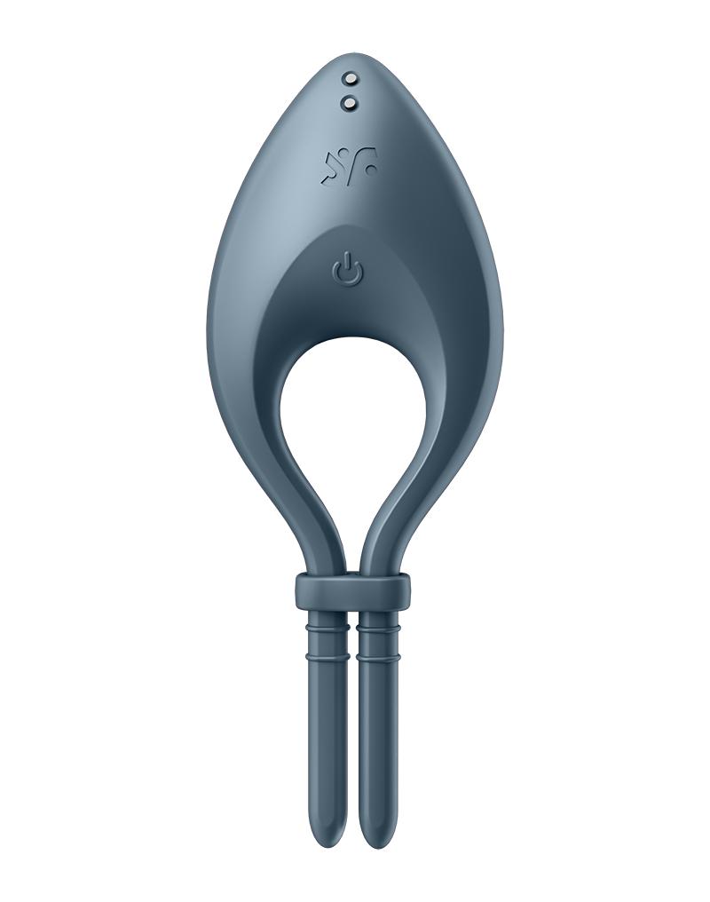 Satisfyer - Bull's Eye - Vibrerende Cockring Met App Control - Donkerblauw-Laced-up.nl